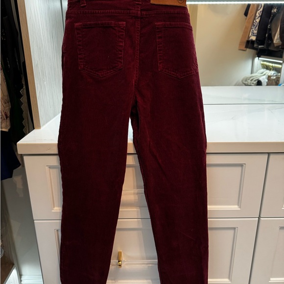 Vineyard Vines Boys Burgundy / Maroon / Red Corduroy Jeans Size 10 - Picture 5 of 5